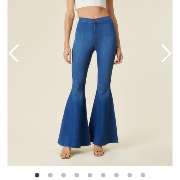 Vibrant miu‎ flare fring bottom Herman’s. Never worn. - Picture 1 of 5